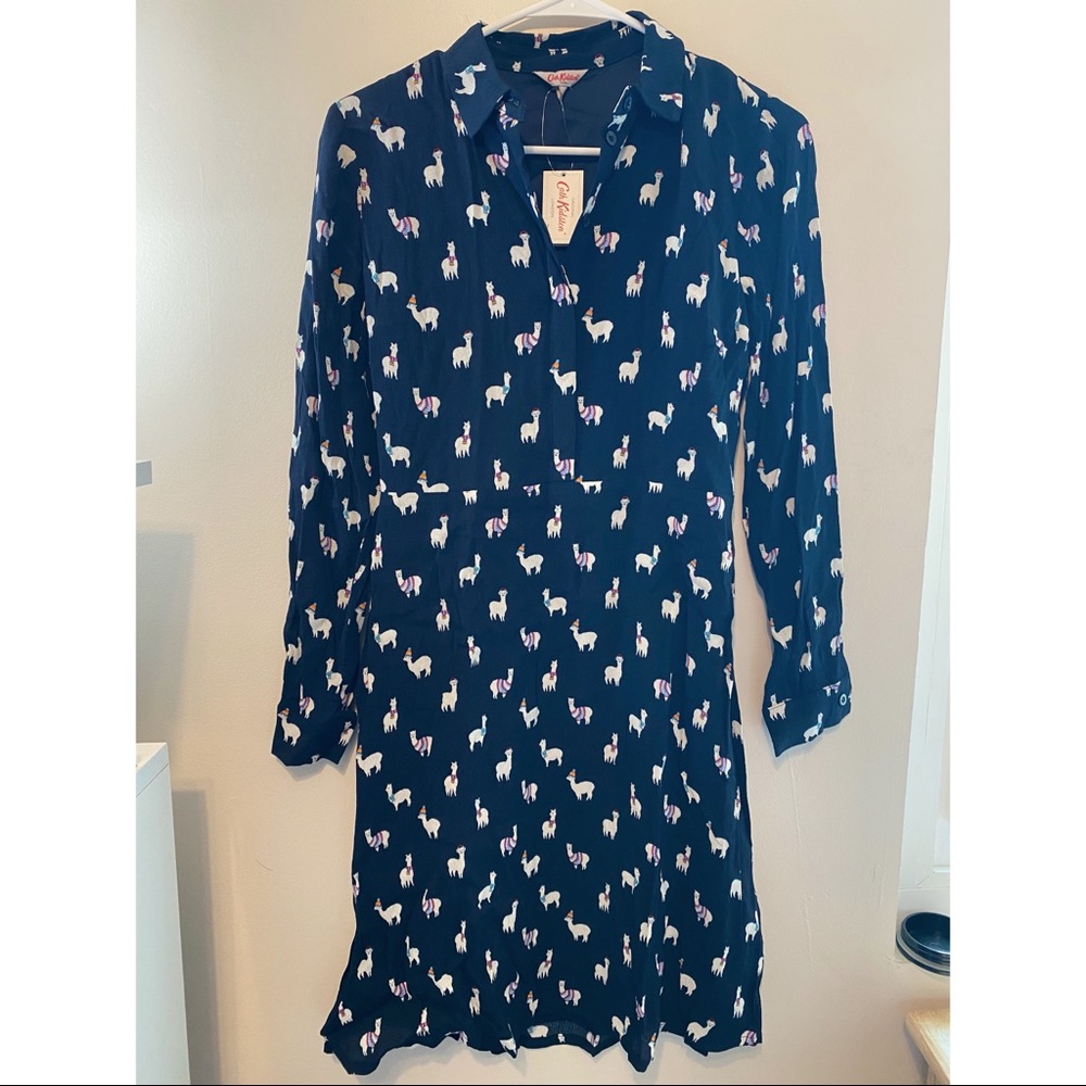 Cath Kidston Ultra Chic Llama Dress, 6/Small